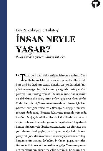 İnsan Neyle Yaşar? – Lev Nikolayeviç Tolstoy Kitap Hakkında
