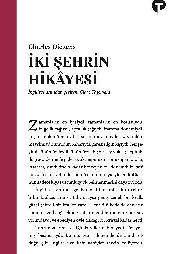 İki Şehrin Hikâyesi – Charles Dickens Kitap Hakkında